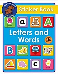 Letters and Words Sticker Book : Play & Learn With Wallace (Paperback)