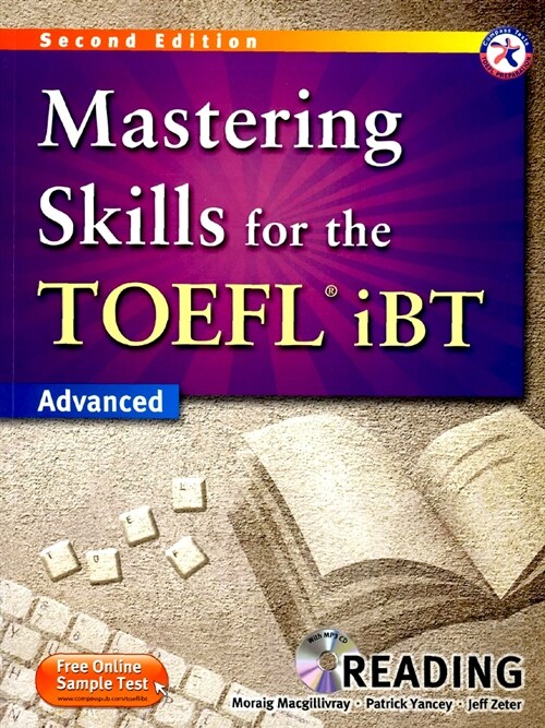 [중고] Mastering Skills for the TOEFL iBT Reading : Advanced (2nd Edition, Paperback + MP3 CD 1장)