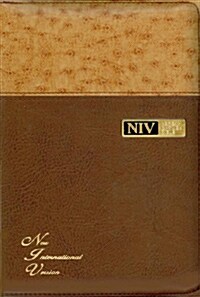 [투톤 다크브라운] 개역개정 NIV 한영성경전서 새찬송가 중(中) - 합본.색인