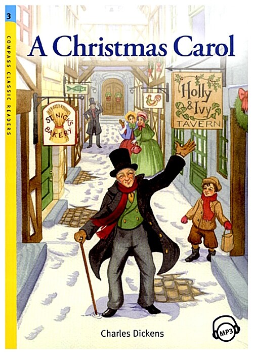 [중고] Compass Classic Readers Level 3 : A Christmas Carol (Paperback + MP3 음원 다운로드)
