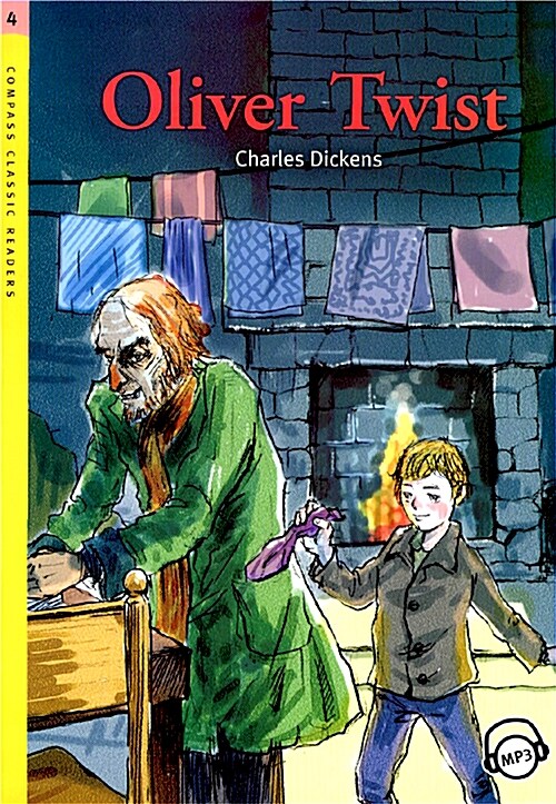 [중고] Compass Classic Readers Level 4 : Oliver Twist (Paperback + MP3 CD) (Paperback + QR 음원 다운로드)