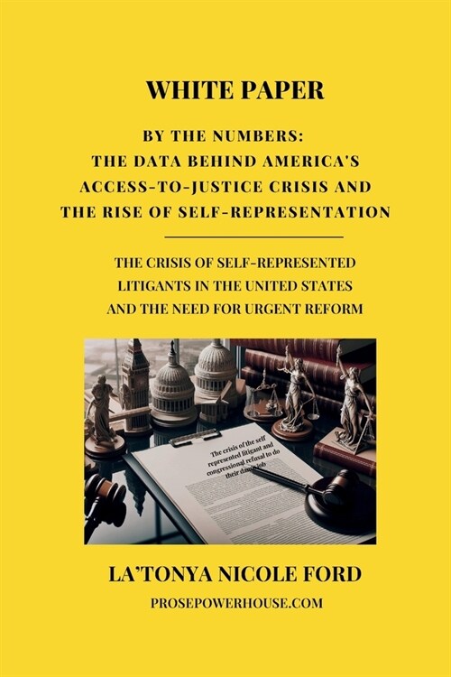White Paper - By the Numbers: The Data Behind Americas Access-to-Justice Crisis and the Rise of Self-Representation: The Crisis of Self-Represented L (Paperback)