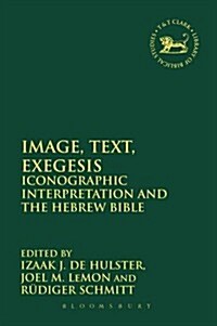 Image, Text, Exegesis : Iconographic Interpretation and the Hebrew Bible (Hardcover)