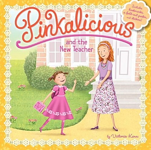 Pinkalicious and the New Teacher [With Poster] (Paperback)
