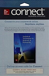 Connect Business Statistics with LearnSmart 2 Semester Access Card for Statistical Techniques in Business and Economics (Printed Access Code, 16th)