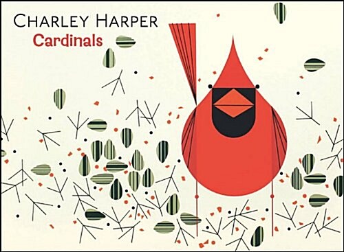 Charley Harper: Cardinals Notecards [With Envelope] (Loose Leaf)