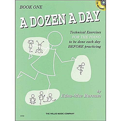 A Dozen a Day - Book 1 (Book/Online Audio) (Paperback)