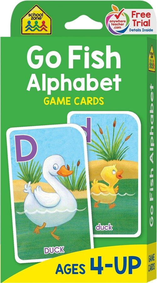School Zone Go Fish Alphabet Game Cards (Other)