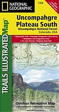 Uncompahgre Plateau South Map [Uncompahgre National Forest] (Folded, 2019)