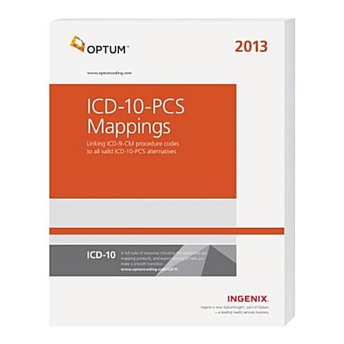 ICD-10-PCS Mappings 2013 (Paperback, Updated)