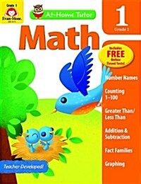 At-Home Tutor: Math, Grade 1 Workbook (Paperback, Teacher)