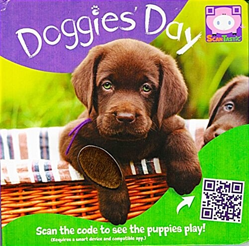 Doggie Days Touch & Feel W/Qr Code (Hardcover)