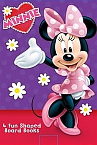 Minnie 4 Fun Shaped Board Books: A New Outfit/A Day in the Park/Minnies Favorite Things/Feeling Fabulous (Boxed Set)