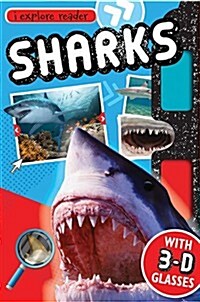 Sharks [With 3-D Glasses] (Paperback)