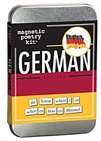 German Magnetic Poetry Kit (Hardcover, BOX, NOV)