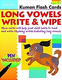 Long Vowels Write & Wipe! Flash Cards [With Toxic-Free Pen] (Other)