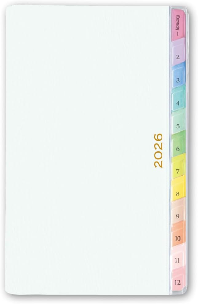 能率 ペイジェム 手帳 2026年 ウィ-クリ- コンパクト メモ ライトブル- 2201 (2025年 12月始まり)