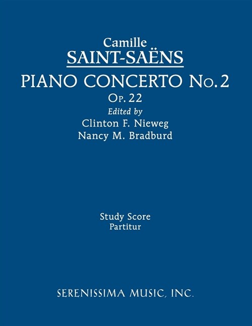 Piano Concerto No.2, Op.22: Study score (Paperback, Nieweg, Bradbur)
