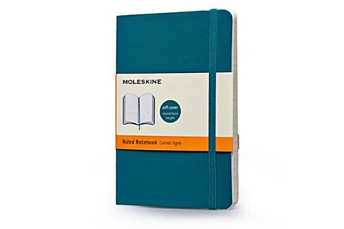 Moleskine Classic Small Ruled Notebook: Underwater Blue (Paperback)
