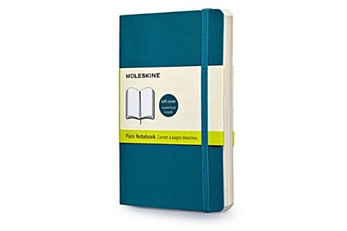 Moleskine Classic Small Plain Notebook: Underwater Blue (Paperback)