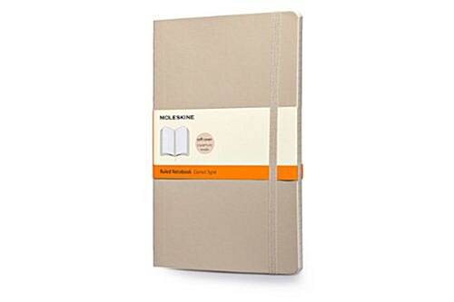 Moleskine Classic Large Ruled Notebook: Khaki Beige (Paperback)