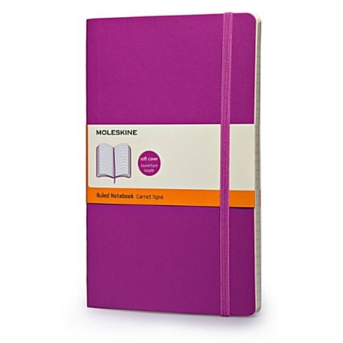 Moleskine Classic Large Ruled Notebook: Orchid Purple (Paperback)