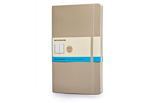 Moleskine Classic Large Dotted Notebook: Khaki Beige (Paperback)