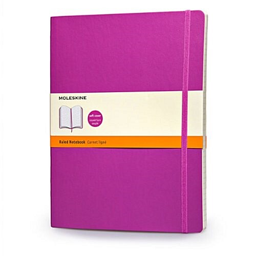 Moleskine Classic Extra Large Ruled Notebook: Orchid Purple (Paperback)