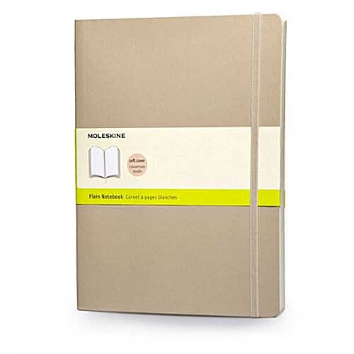 Moleskine Classic Plain Extra Large Notebook: Khaki Beige (Paperback)