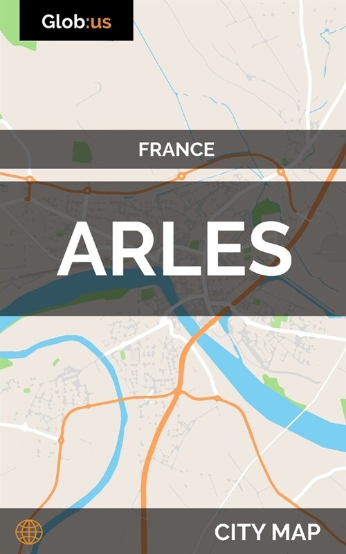 Arles, France - City Map (Paperback)