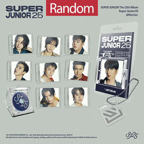 [스마트앨범] 슈퍼주니어 - 정규 12집 Super Junior25 (SMini Ver.)[9종 중 랜덤발송]