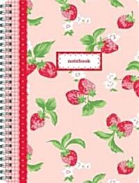 Cath Kidston Strawberries Notebook (Hardcover, Spiral)