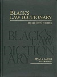 Blacks Law Dictionary (Hardcover, 9th, Deluxe)