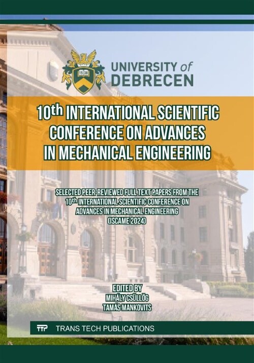10th International Scientific Conference on Advances in Mechanical Engineering (Paperback)