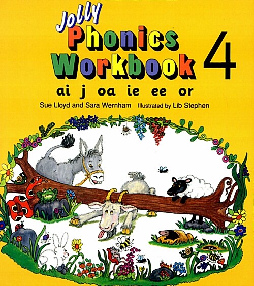 [중고] Jolly Phonics Workbook 4 : in Precursive Letters (British English edition) (Paperback, UK ed.)