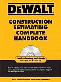 [중고] Dewalt Construction Estimating Complete Handbook (Paperback)