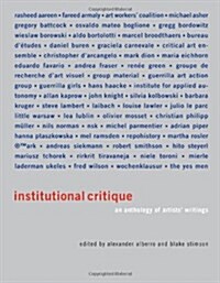 Institutional Critique (Hardcover, 1st)