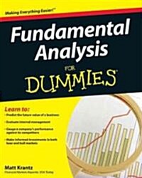 Fundamental Analysis for Dummies (Paperback)