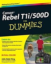 Canon EOS Rebel T1i / 500D For Dummies (Paperback)