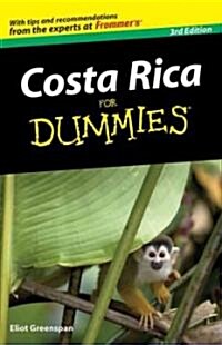 Costa Rica for Dummies (Paperback, 3rd)