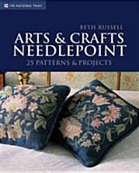 Arts & Crafts Needlepoint: 25 Patterns & Projects (Paperback)
