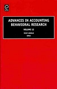 Advances in Accounting Behavioral Research (Hardcover)