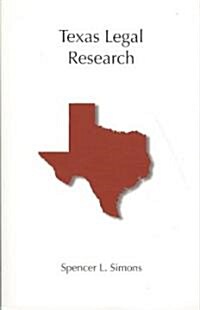 Texas Legal Research (Paperback)