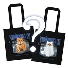 슈뢰딩거의 고양이 2종 랜덤 에코백