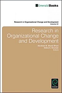 Research in Organizational Change and Development (Hardcover)