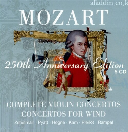 [수입] 모차르트 : 바이올린 협주곡 전집 (5CD)