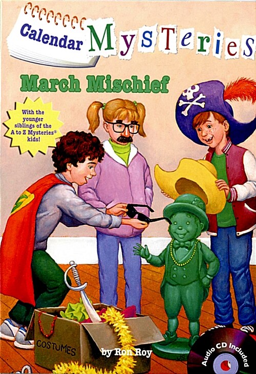 Calendar Mysteries #3: March Mischief (Paperback + CD)