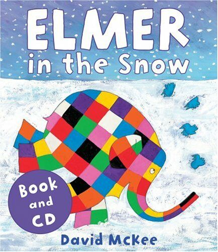 [중고] Elmer in the Snow (Paperback + CD 1장)