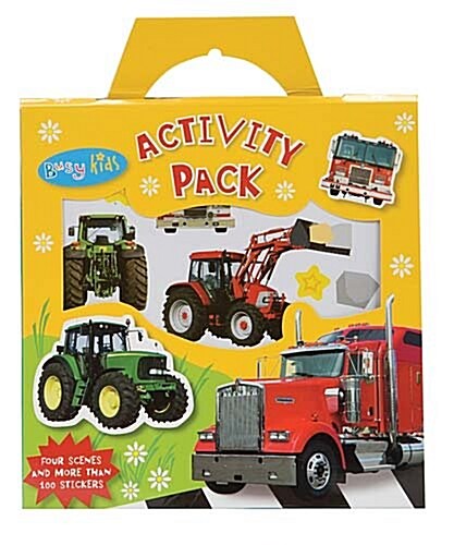 Tractors and Trucks Sticker Activity Pack (Hardcover)