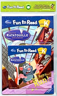 [중고] Disney Fun to Read Set K-09 : Run, Remy, Run! (라따뚜이) (Paperback + Workbook + Audio CD + Sticker)